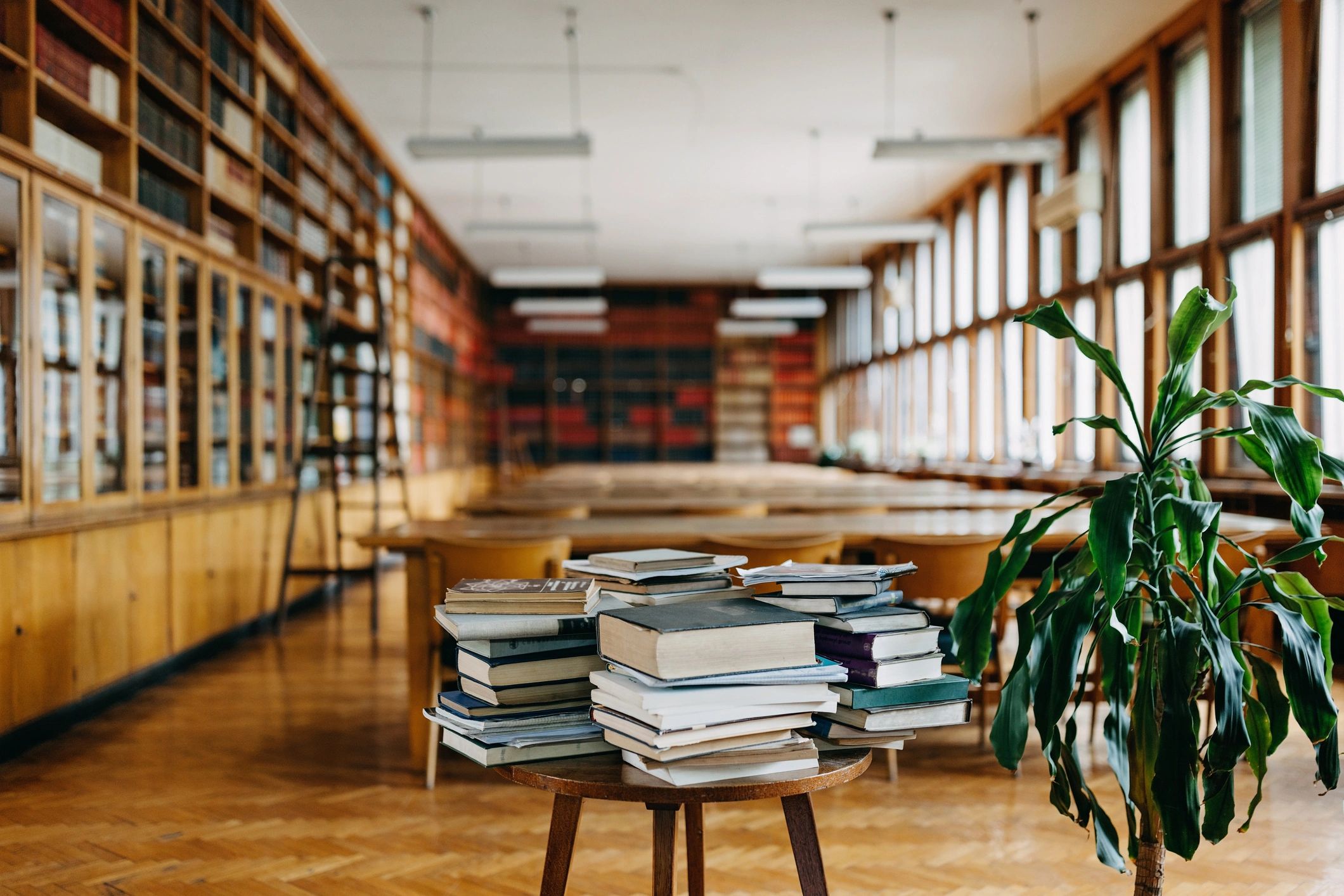 Study desk with books representing careful religious research